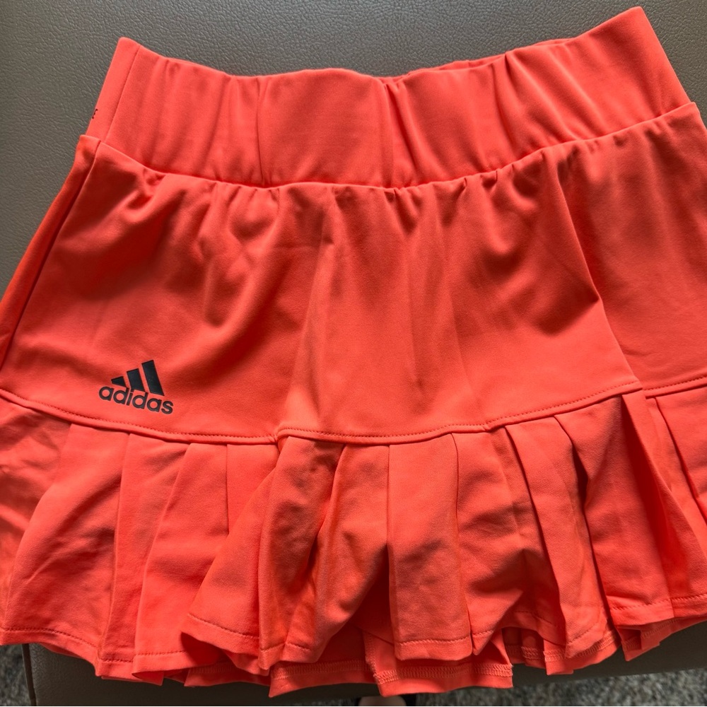 Adidas Orange Skater Mini Skirt Athletic